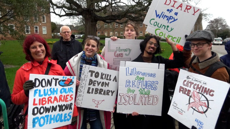 Campaigners demand rethink over Devon library changes