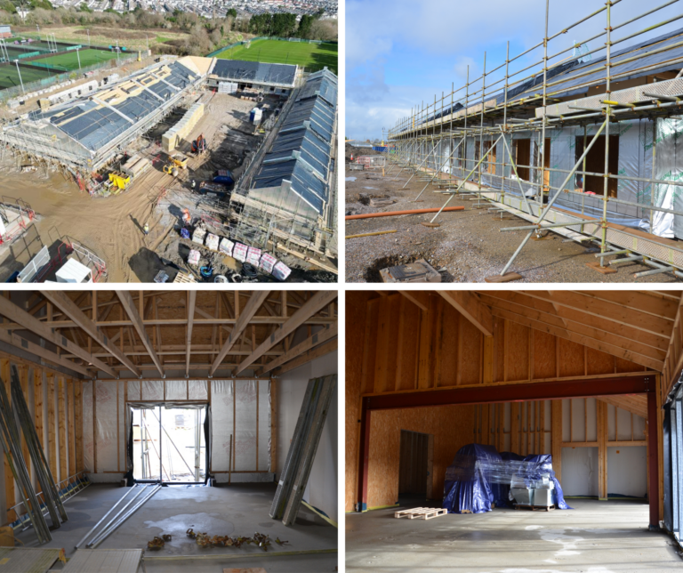 Timber frame complete at new Plymouth care hub