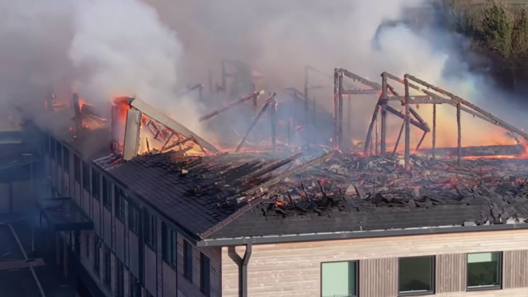 Pupils face uncertain return after devastating school fire