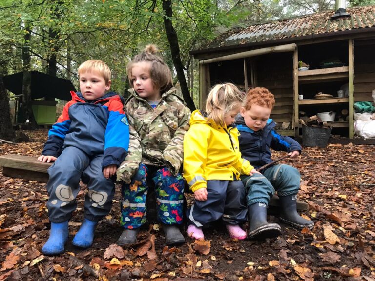 Devon woodland kindergarten praised as children thrive outdoors
