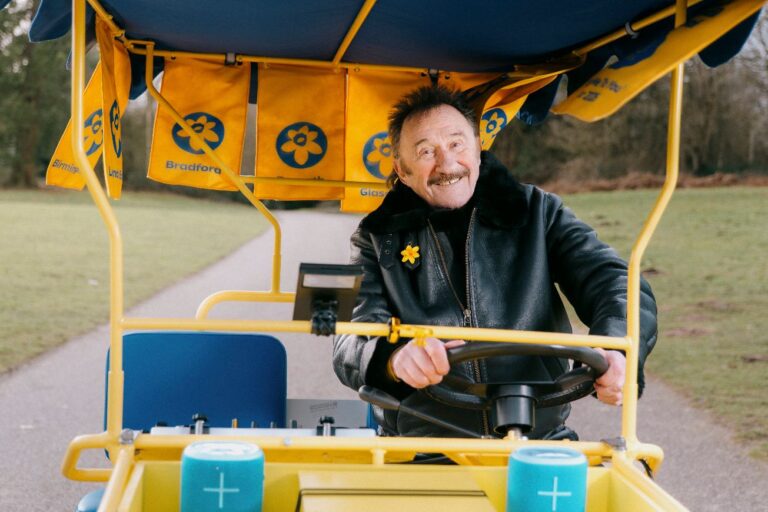 Paul Chuckle is heading to Devon to raise £40,000 for Marie Curie
