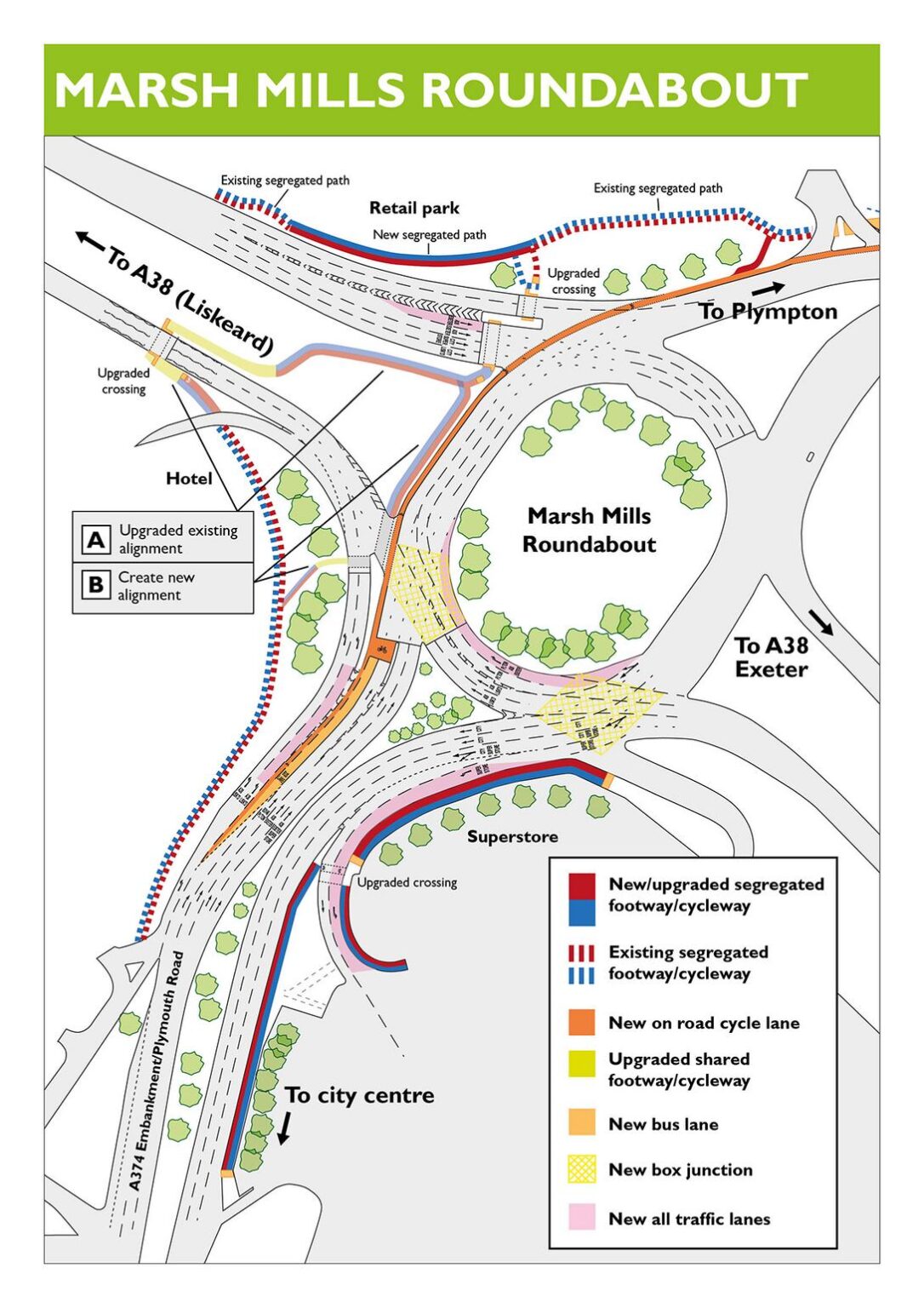 Plymouth residents asked for views on major Marsh Mills road changes ...