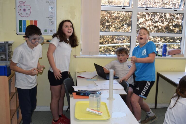 Science pops off as pupils spark curiosity with explosive classroom test