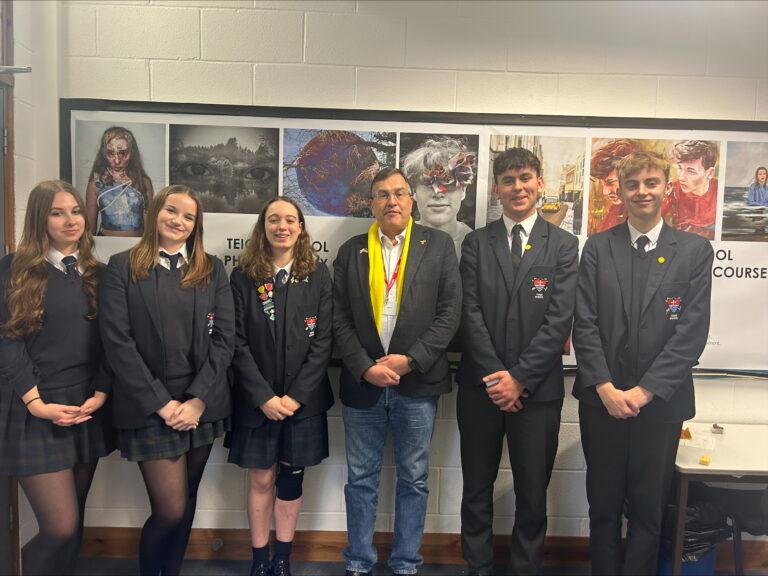 Students grill MP on assisted dying and climate during school visit