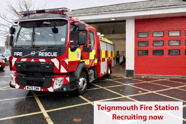Fire at Teignmouth Library exposes crew shortage at local station
