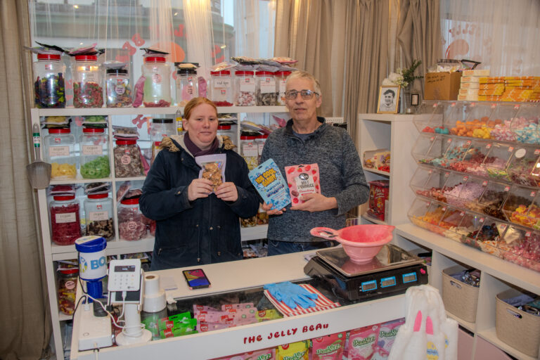 Tiverton sweet shop thrives after move brings boost in passing trade