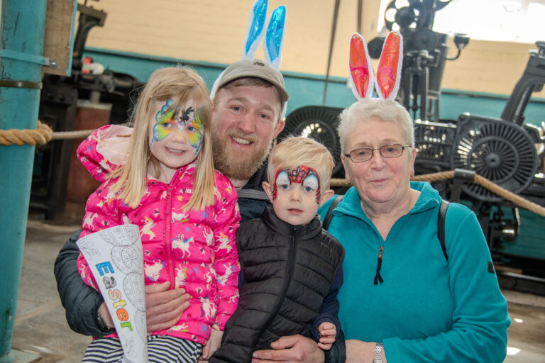 Easter steam day delights families as historic mill roars into life
