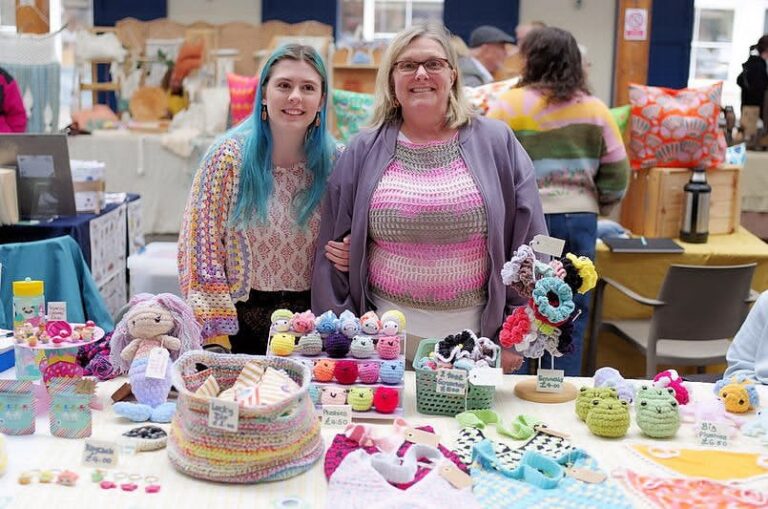 Crowds flock to Barnstaple market as creative festival blooms into success