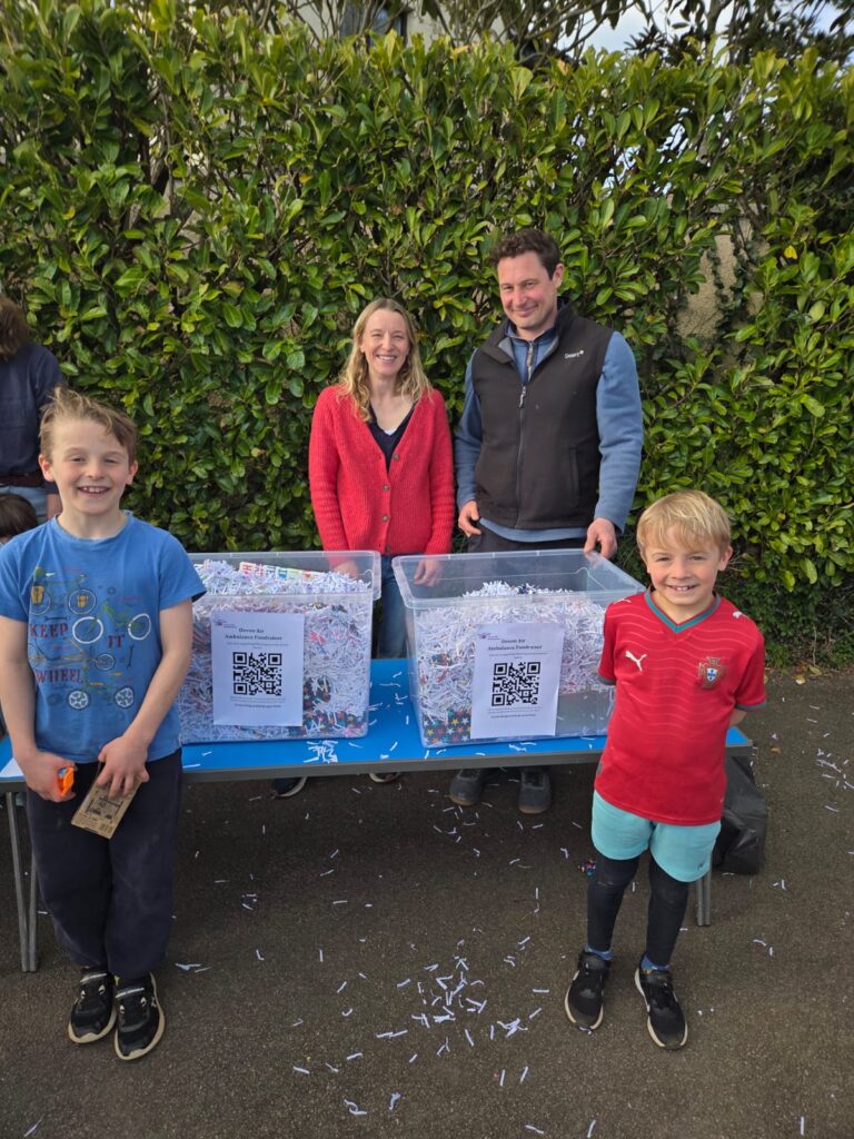 Boy helped by air ambulance raises hundreds for lifesaving charity