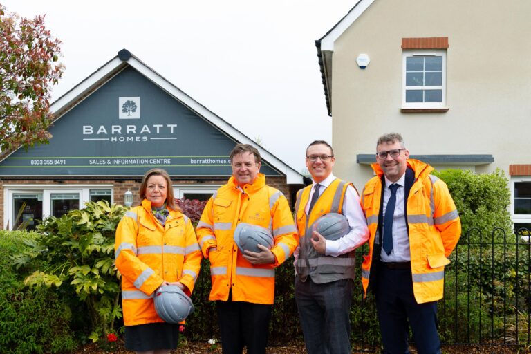 Shadow Chancellor Mel Stride tours major new Okehampton housing scheme