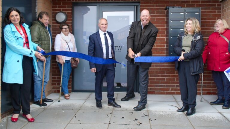 New affordable homes handed over at landmark Taw Wharf project