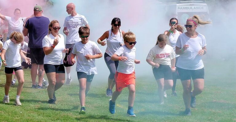 Colour, courage and community shine at Barnstaple charity run for veterans