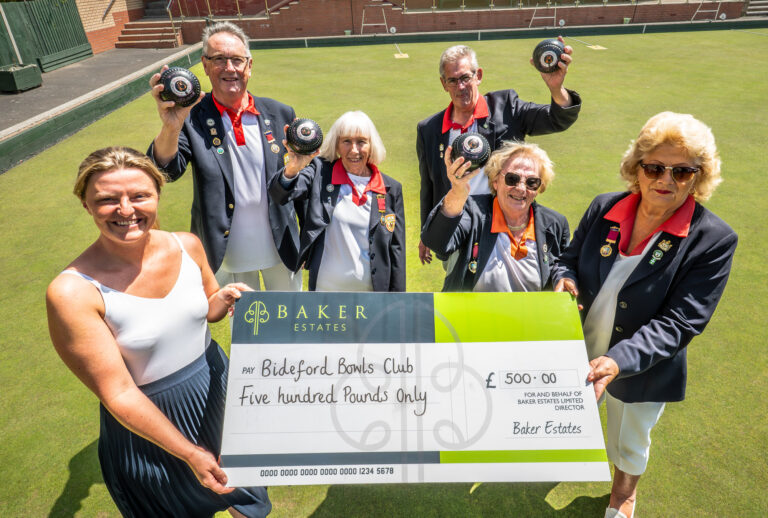 Bowled over as housebuilder backs Bideford club with £500 sponsorship